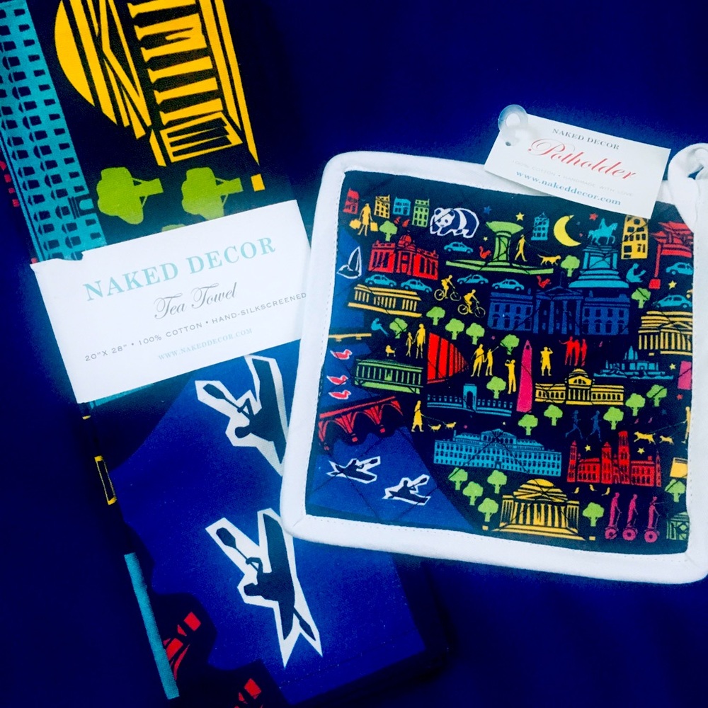 Washington DC - tea towel and pot holder
